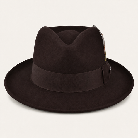 Classic Feather Accent Fedora Hats