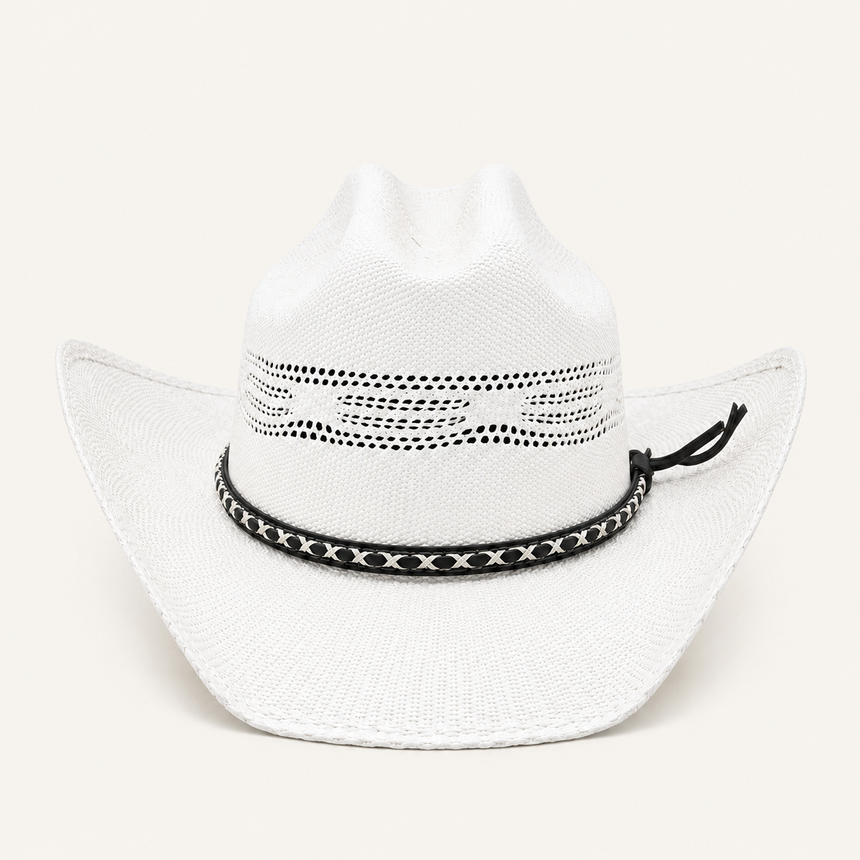 Ventilated Straw Western & Cowboy Hats