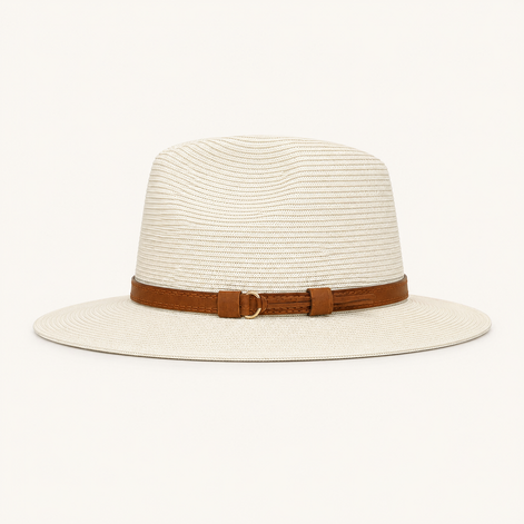 Tasseled Belted Fedora Hats