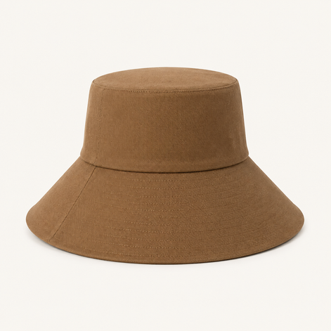 Minimalist Wide Brim Bucket Hats