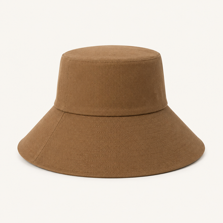 Minimalist Wide Brim Bucket Hats
