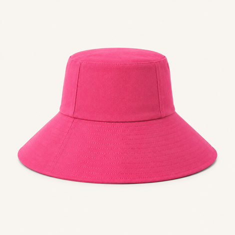 Minimalist Wide Brim Bucket Hats