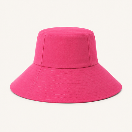 Minimalist Wide Brim Bucket Hats