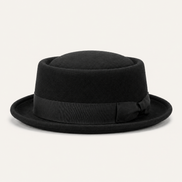 Minimalist Felt Pork Pie Hats