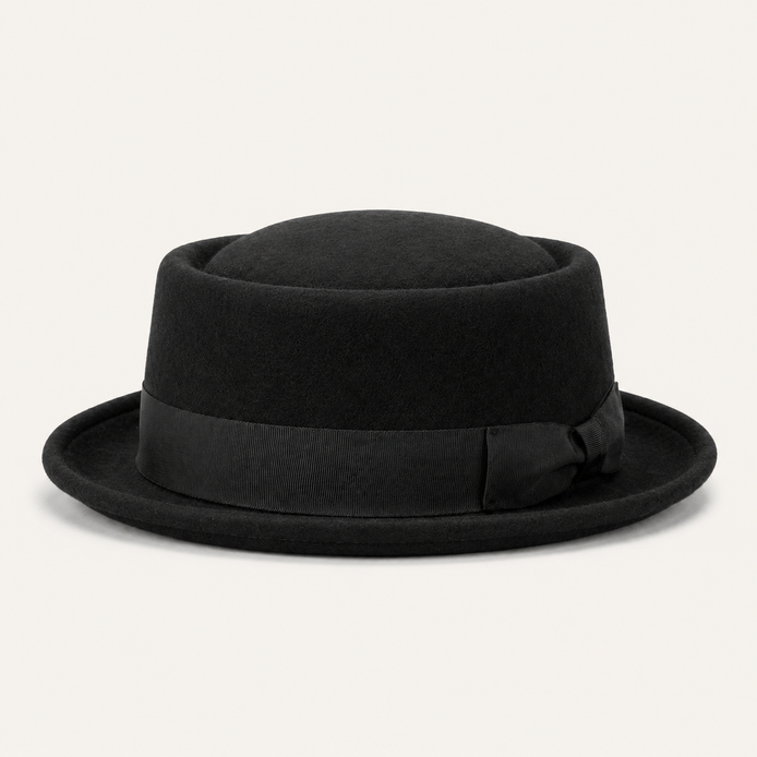 Minimalist Felt Pork Pie Hats