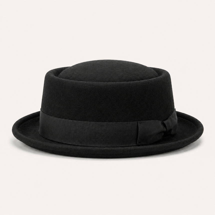 Minimalist Felt Pork Pie Hats