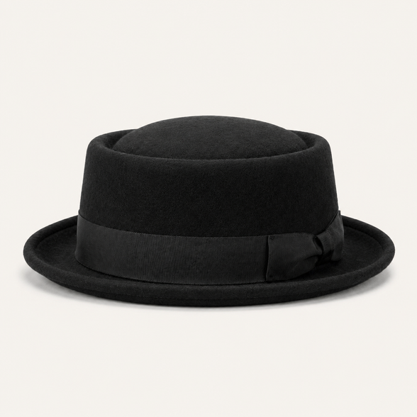 Minimalist Felt Pork Pie Hats