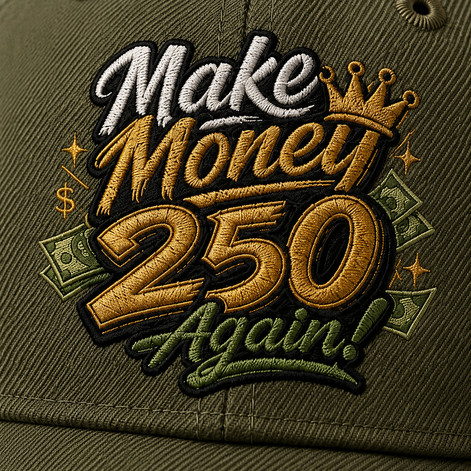 Make Money 250 Baseball Caps