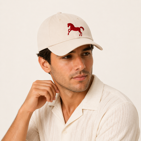 Red Horse Baseball Cap