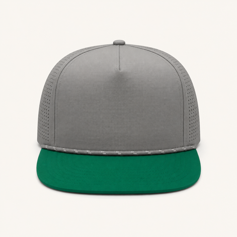 Olive Rope-Trim Performance Cap