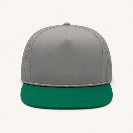 Olive Rope-Trim Performance Cap