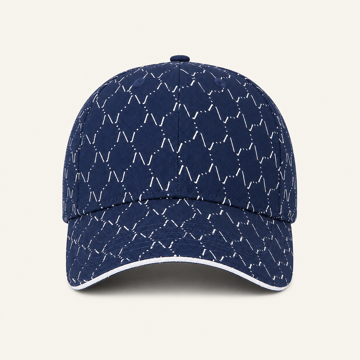 Geometric Stitch Baseball Cap