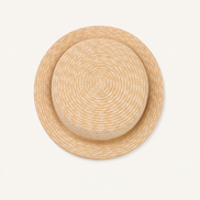 Wheat Straw Boater Hat