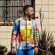 Modern Halftone Dot Geo Pulse Pro Aero Windbreaker Jacket