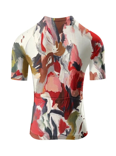Abstract Oil Painting Short Sleeve Cycling Jersey