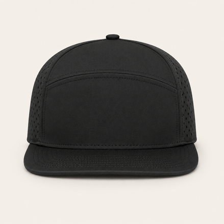 Ventilated Flat-Brim Cap