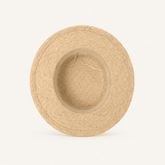 Open-Weave Raffia Sun Hat