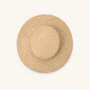 Open-Weave Raffia Sun Hat