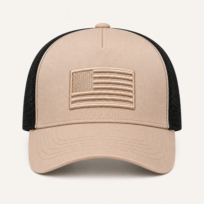 Tonal Flag Trucker Cap
