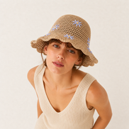 Daisy Crochet Sun Hat