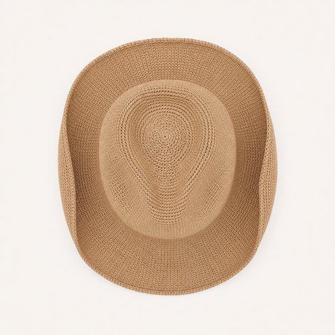Raffia Cowboy Sun Hat