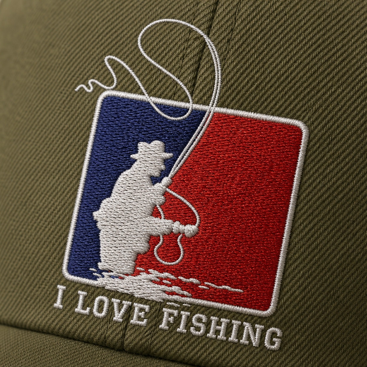I Love Fishing Baseball Cap