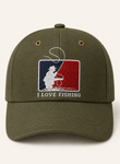 I Love Fishing Baseball Cap