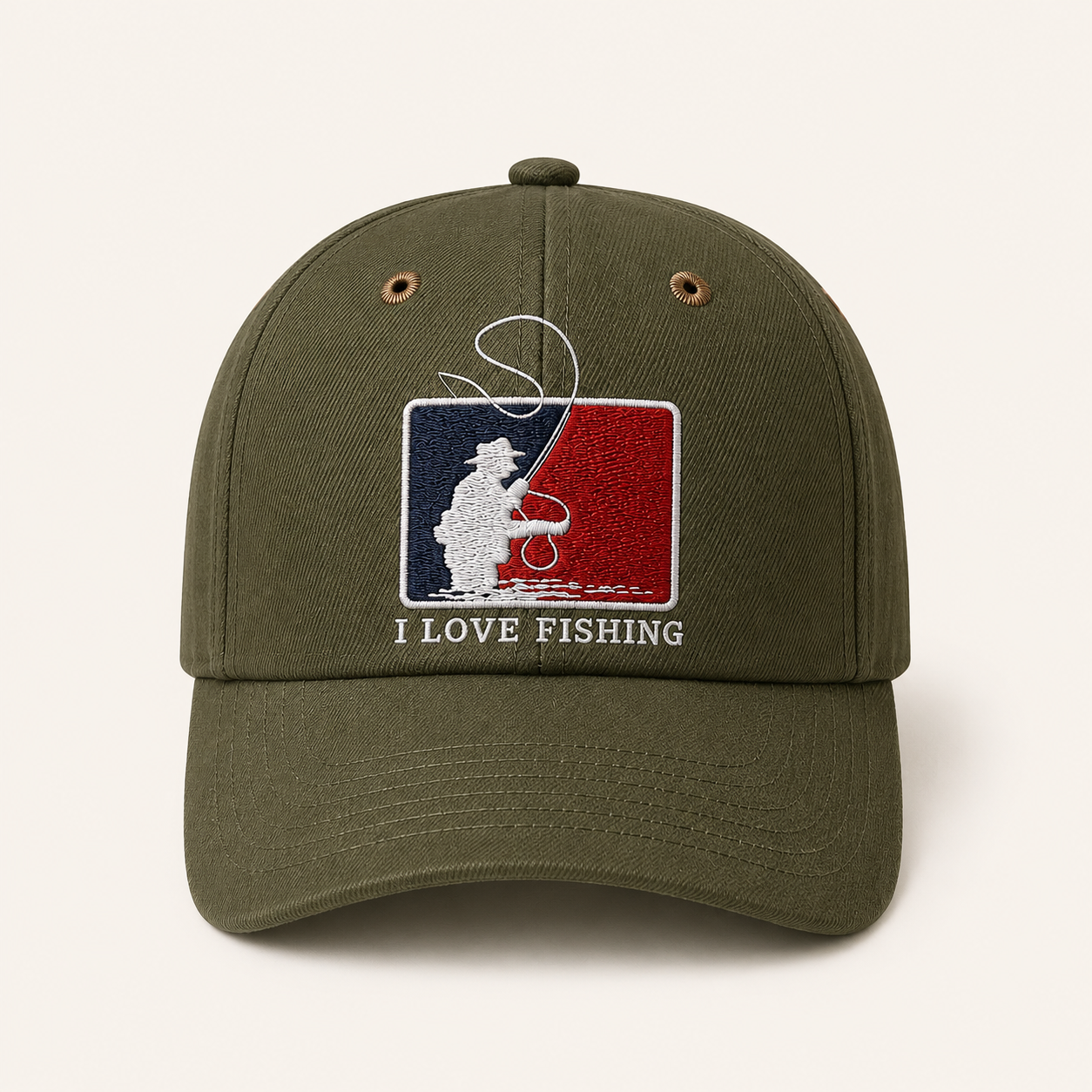I Love Fishing Baseball Cap