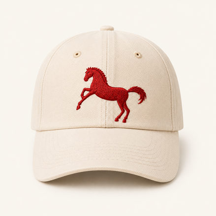Red Horse Baseball Cap