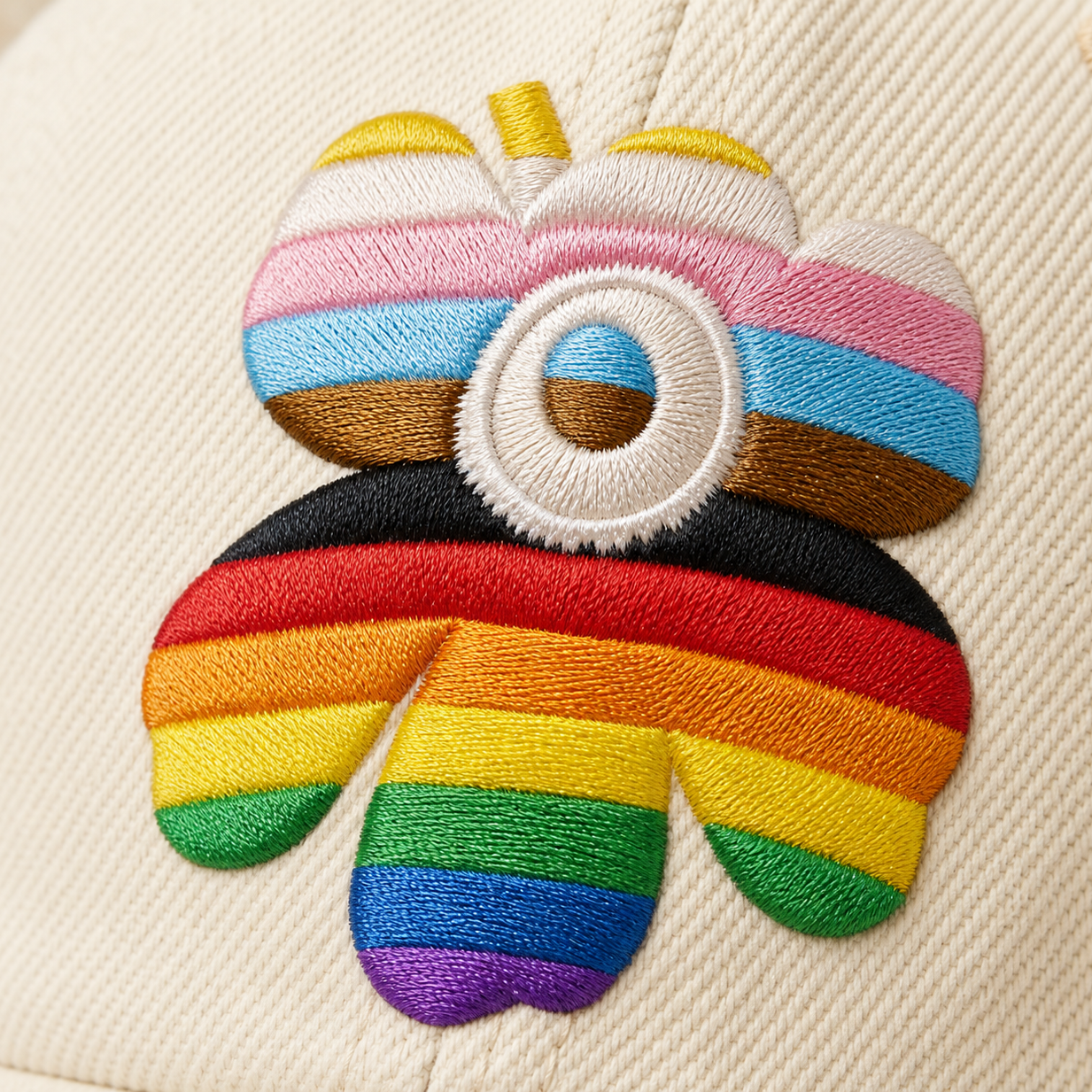 Rainbow Bee Baseball Cap