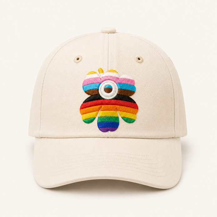Rainbow Bee Baseball Cap