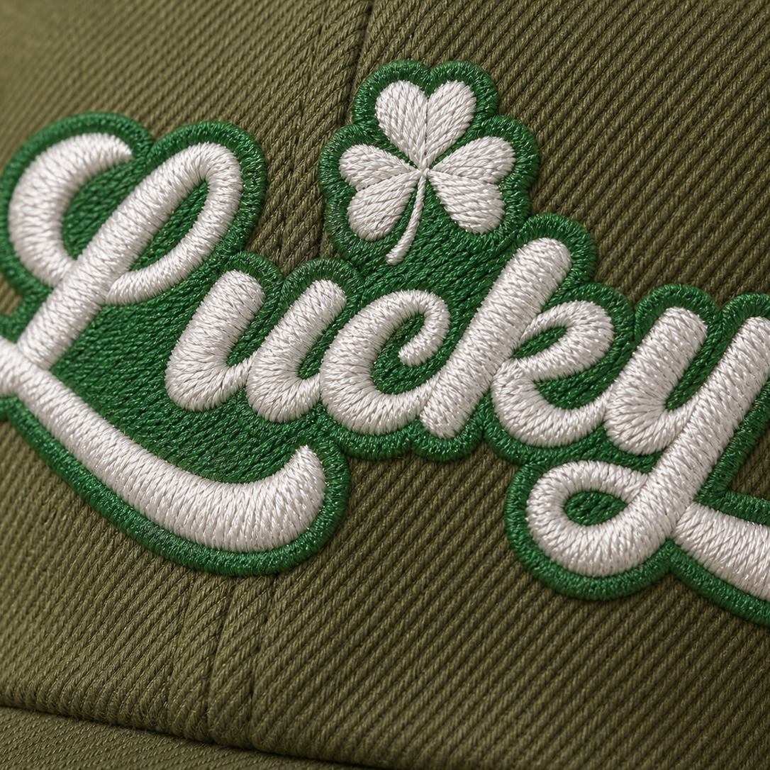 Lucky Script Baseball Cap