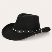 Studded Black Cowboy Hat
