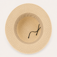 Packable Paper Straw Bucket Hat