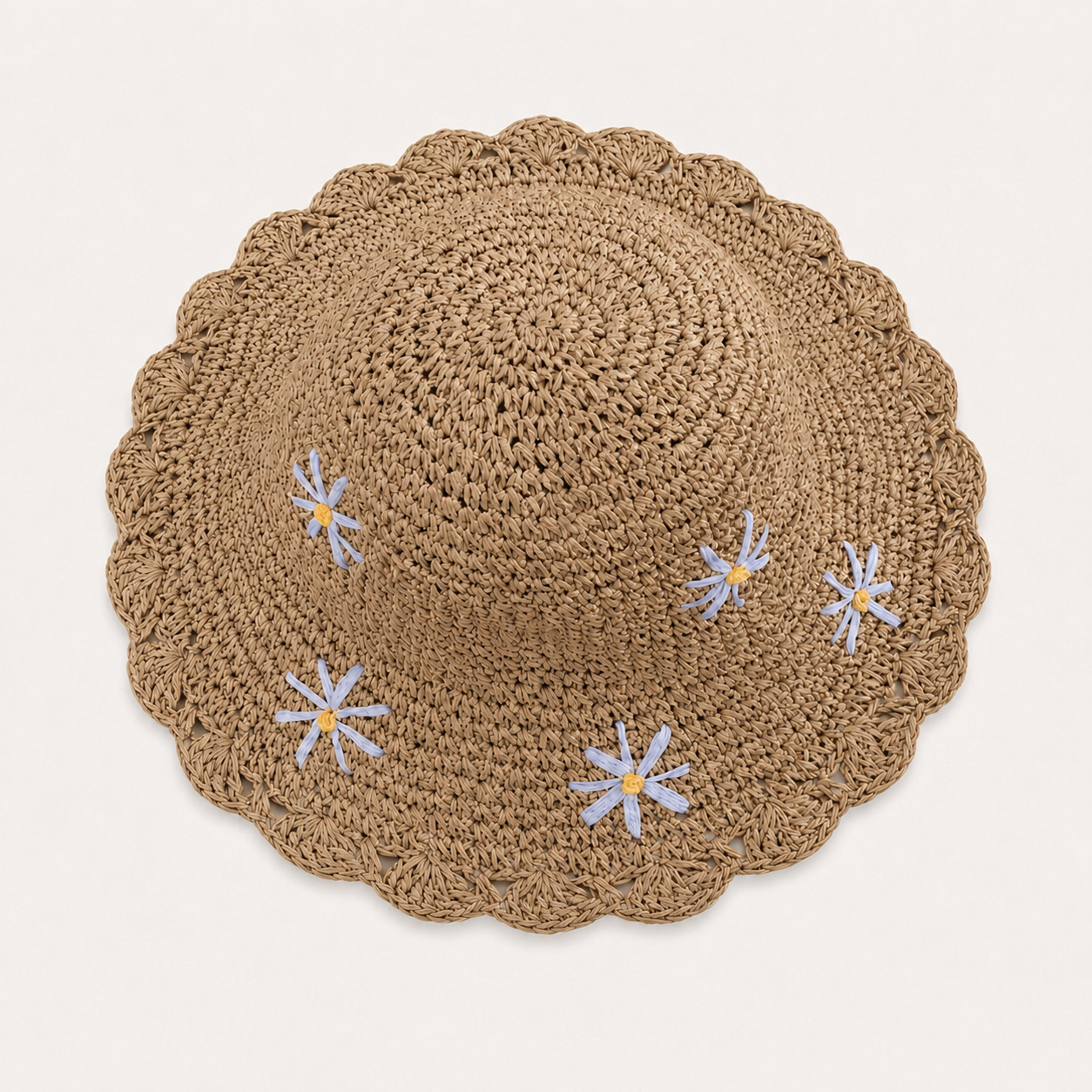 Daisy Crochet Sun Hat