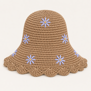 Daisy Crochet Sun Hat