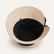 Bow Linen Sun Hat