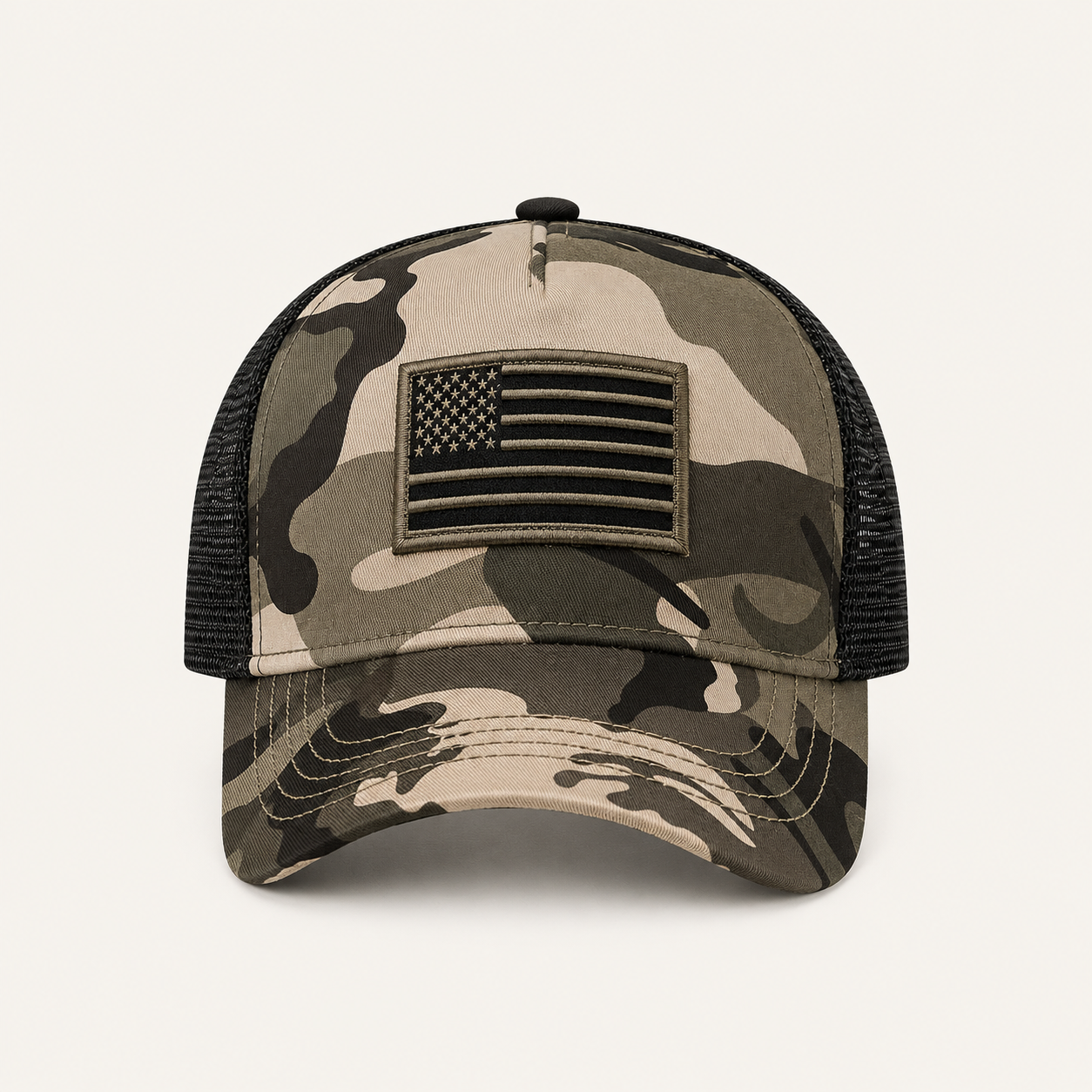 Tonal Flag Trucker Cap