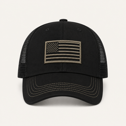Tonal Flag Trucker Cap