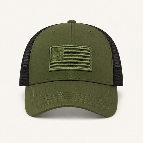 Tonal Flag Trucker Cap