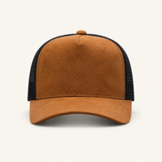 Blue Color-Block Trucker Cap
