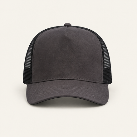Blue Color-Block Trucker Cap