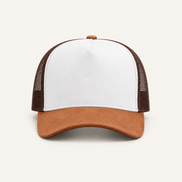 Blue Color-Block Trucker Cap